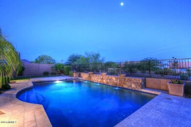 Pool at evening