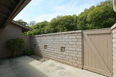 Another view of the patio.  The gate opens into th