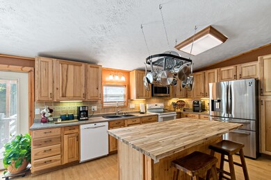 Updates galore! The kitchen is bright, with lots o