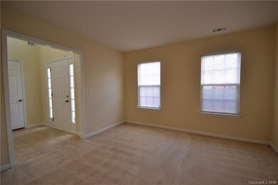 Living room and entry hallway