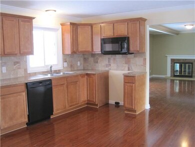 Kitchen Kitchen Opens To The Fireplaced Family Roo