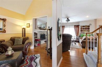 View from front foyer; notice the openness of the 