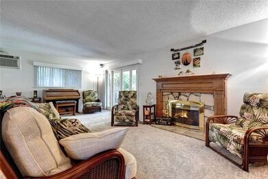 Beautiful cozy fireplace