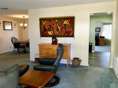 Living room view from front door