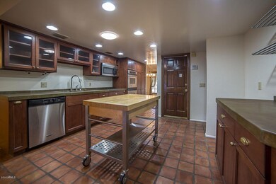 Center Island view of Gourmet Kitchen