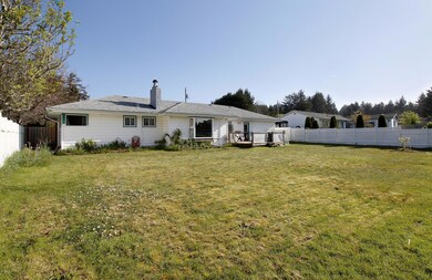Huge, fenced backyard