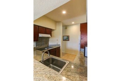 Kitchen with harwood cabinets