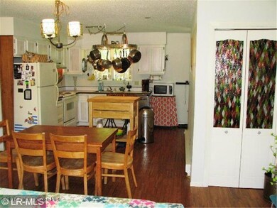 Dining room open to kitchen