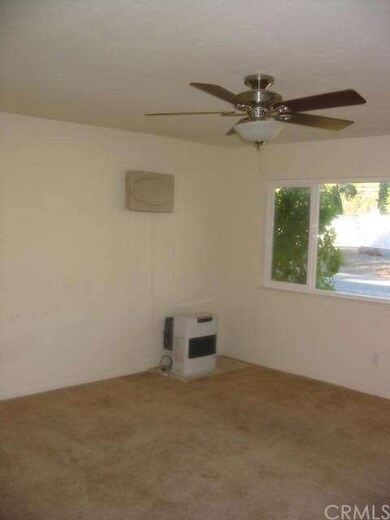 The living room.  Note the new kerosene heater (a 