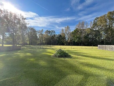 Fenced back yard