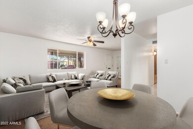 Living/Dining room Virtually Staged