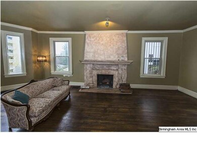Living Room with gorgeous stone fireplace, hardwoo