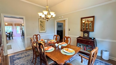 Dining space featuring hardwood / wood-style floor