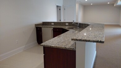 Basement wet bar