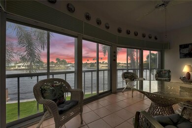 Patio at sunset