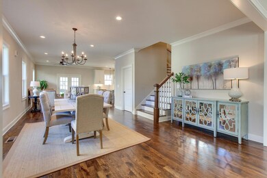 Stunning Dining Room with room for all.