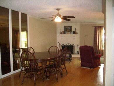 This is a view from the dining room into the livin