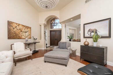 Living room to foyer
