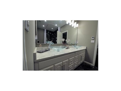 Master bath double vanity