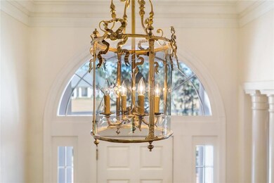 Elegant touches throughout the home, including thi