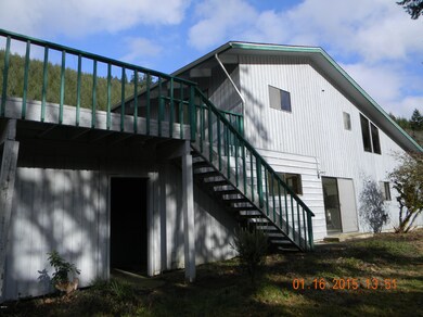 Deck and rear of house