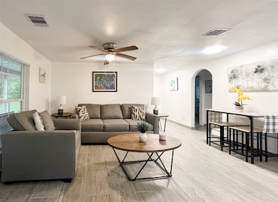 Living and dining open concept