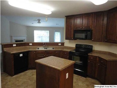 The open kitchen is great for entertaining