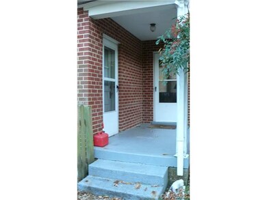 Side Porch by driveway.