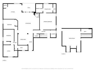Floor plan...note 