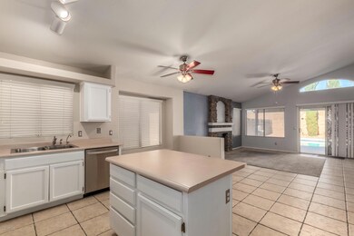 Kitchen, Dining, Living Rm