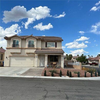 Front view of the corner lot