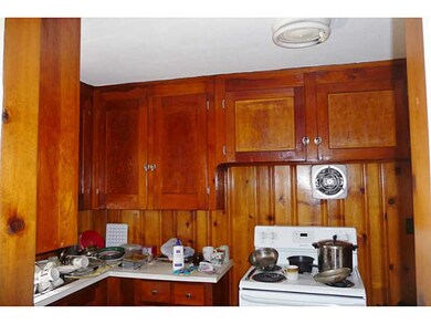 Kitchen. Real wood cabinets.