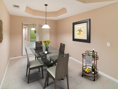 SPACIOUS 10 foot X 10 foot dining room with two cu