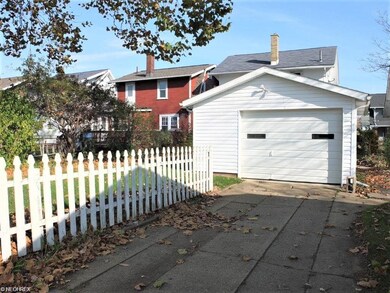 Garage view toward Shadyside