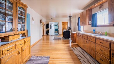 The kitchen is massive at 26x12! Appliances and el