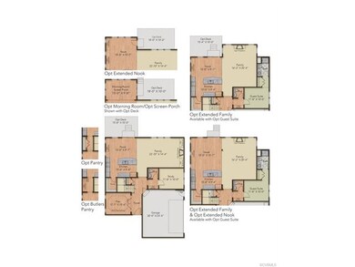 First Floor Layout - home will have opt Extended F