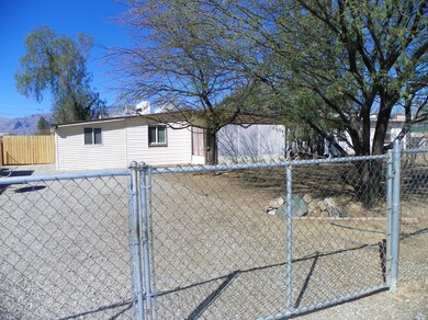 Double wide gate entry into front yard