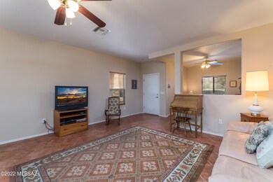 Great room to office & entrance
