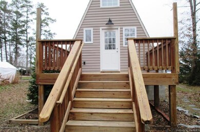 back deck and door