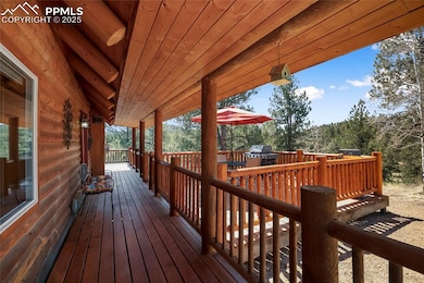 Gorgeous wrap around deck.