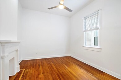 Bedroom #1 with mantel