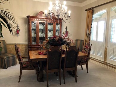 Dining Room with plantation shutters