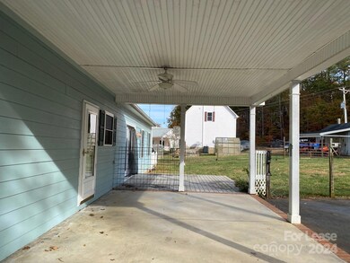 carport and rear deck