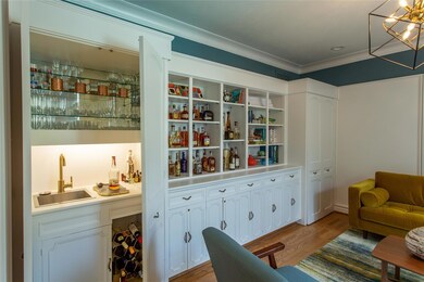 Study with wet bar.