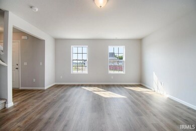The large great room has an abundance of natural l