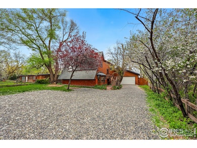 Set back from the road, the property is private and expansive.