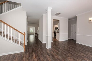 View from foyer!  Fresh paint, nice and airy!