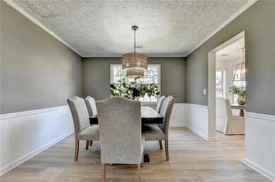 Spacious dining room