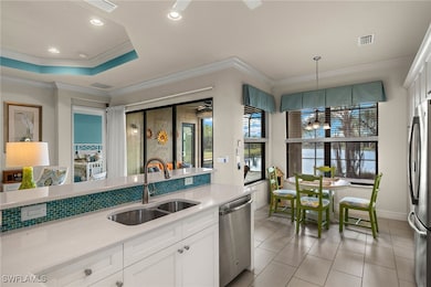 Kitchen is open to the great room with plenty of n