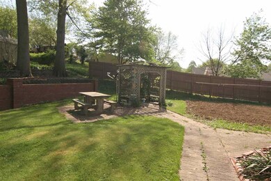 Relax in the garden arbor with benches inside or o